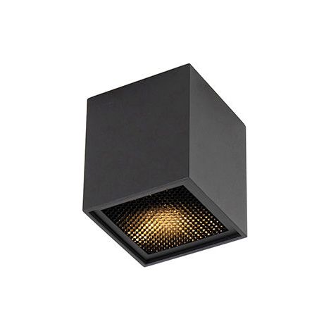 qubo - Spot plafond, plafonnier - 1 lumière - L 82 mm - Noir - Design - éclairage intérieur - Salon I Chambre I Cuisine I Salle à manger (1/5)