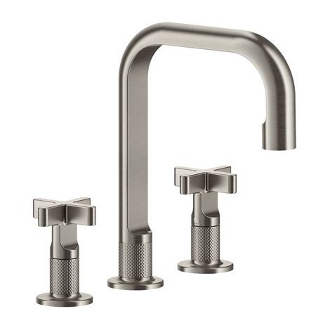 Gessi Inciso+ Mélangeur lavabo 3 trous, bec H=139 mm x 160 mm