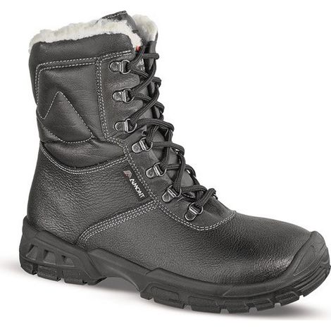 Stivali di sicurezza Knut taglia 42 pelle nera S3 CI SRC EN20345 Aimont