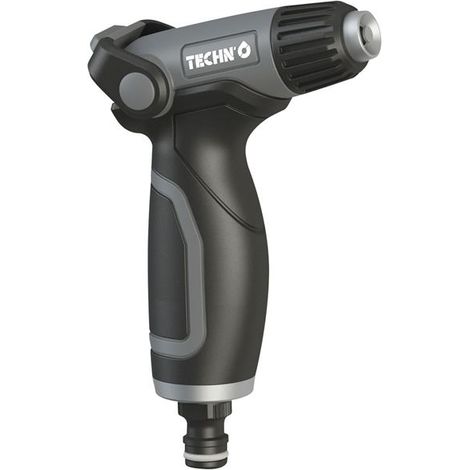 Pistola a getto dritto in metallo bi-materiale Techno regolatore - Techn