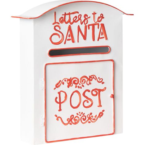 Weihnachtsbriefkasten ESPOO 30 cm Weiß