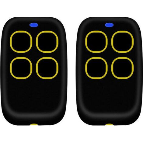 Ulisem 2PCSTélécommande portail universelle 4 en 1, télécommande rolling code universel multifréquence de 250 à 913 mhz. Radiocommande portail programmable version mise à jour avec liste de compatibil (1/5)