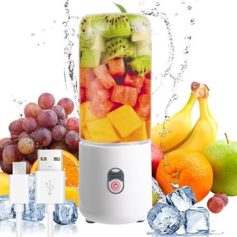 500MLSmoothie Mixer, Mélangeur Portable, Mini Blender USB pour Smoothie, Blender Mini pour sShakes, aux fFruits et Légumes (1/4)