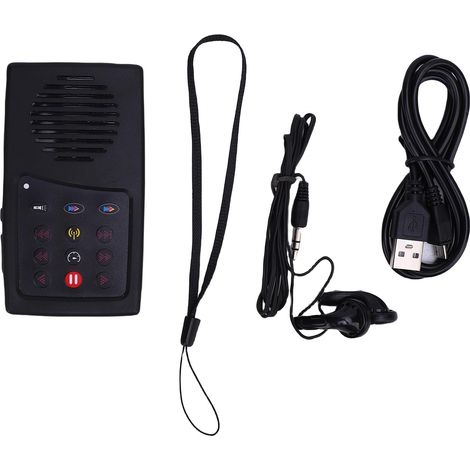 Ortviai Lecteur Biblique Solaire Portable FM avec Haut-Parleur et Mémoire 8 Go – Version NIV anglais et portugais BR