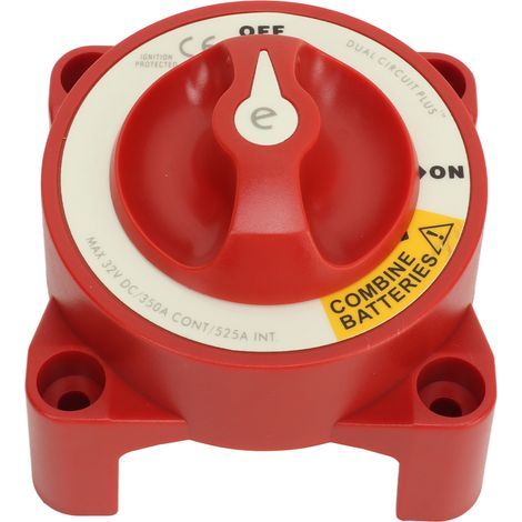 Coupe-circuit batterie marine 350A robuste 4 bornes interrupteur déconnexion batterie pour camping-car auto 32V 5511E (1/5)
