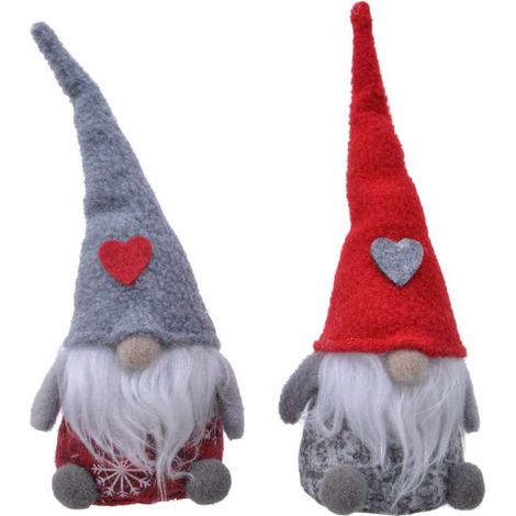 Gnomo con cappello natalizio