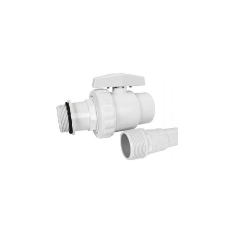 Ubbink – Vanne piscine 1/4 de tour skimmer – Bouches large et étroite – Compatible avec skimmer 7514019 – Matériaux résistants