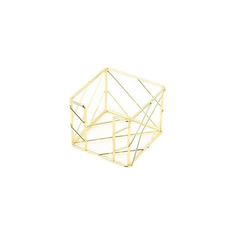 Organiseur Post-it en métal, créatif, pour bureau, doré (1/5)