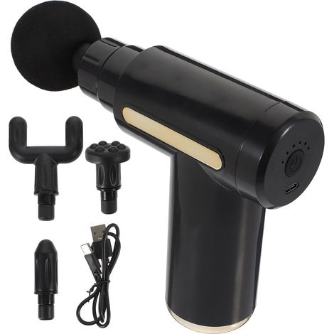 Masseur Portable Électrique pour Dos et Nuque, Petit Appareil de Massage Corporel en Plastique Abs 6 Niveaux, Tête Ronde pour Relaxation Musculaire Quotidienne (1/5)