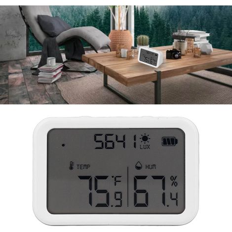 Capteur intelligent WiFi Tuya de température et d'humidité, détecteur de lumière pour serre avec détection d'intensité lumineuse (1/5)