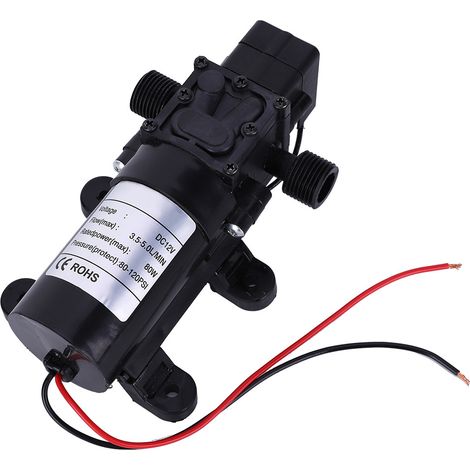Mini pompe à membrane intelligente pour purificateur d'eau DC12V FL3210-80W Sortie filetée 1/2 po