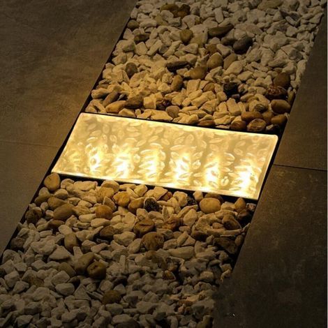 Lampes solaires d'extérieur étanches - 0.5W IP44 - 19.69.96.3 cm - Solar Landscape Light Ice Cube Light - Warm White (1/4)
