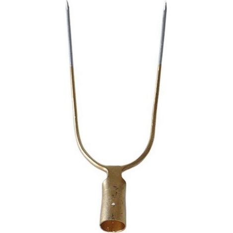 Keyman Hay Force Two Teeth Professional Fourche en or de qualitA supA rieure