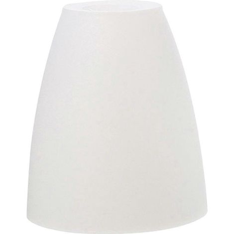 Abat-jour de rechange pour lampe de maison, abat-jour portable en plastique, abat-jour décoratif durable en plastique-11.50X10.00X10.00CM-White