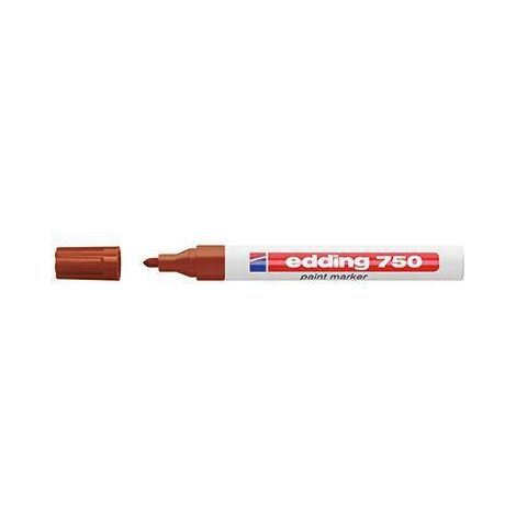 edding Lackmarker 750 4-750-9-007 2-4mm Rundspitze permanent braun