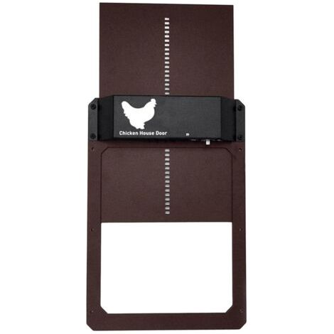 Ouvre-porte automatique pour poulailler avec capteur de lumière  Fournitures pour animaux  Fournitures pour volailles de basse-cour (1/5)
