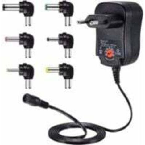 Universal Power Supply 30w AC to DC 3V 4.5v 5V 6V 7.5v 9V 12V 1A 2A Multi Voltage Adapter with USB Port and 8 DC Outlets for CCTV Cam Router Speaker Lamp and Home Electronics (1/4)