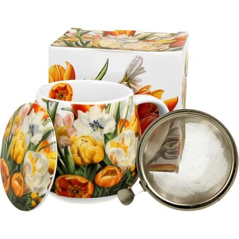 Taza Tulips con infusor 430 ml