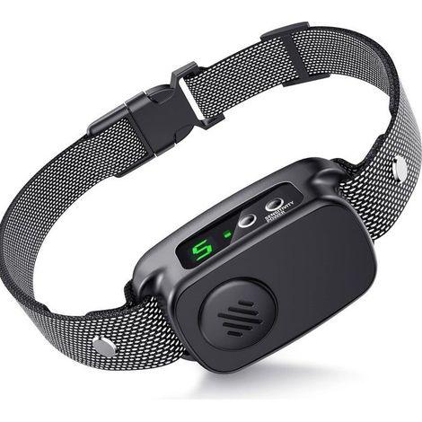 Collier Anti Aboiement - AUDBURN - Petit Chien - Vibration et Choc - IP67 Étanche - 3 Modes de Dressage (1/4)