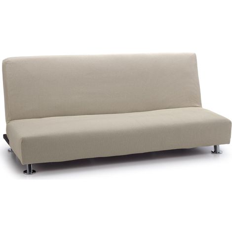 Housse élastique pour canapé lit clic-clac Trois Places Modèle Reale Housse de canapé lit Universelle Protecteur de qualité en Tissu Jacquard Toucher Coton (1/5)