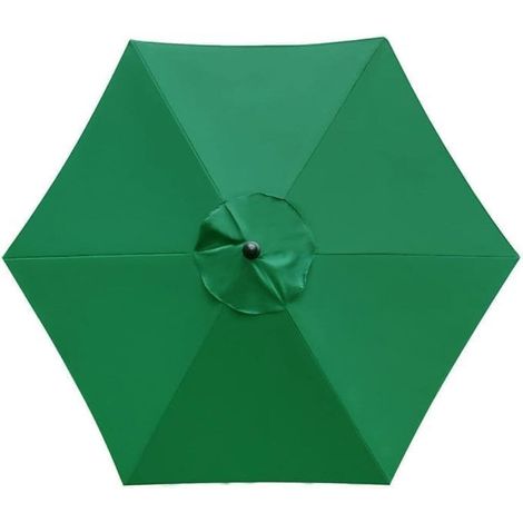Parasol De Jardin 3.0m Dessus De Parapluie De Remplacement pour 6Bras, Toile De Rechange Housse De Parapluie,pour Terrasse/Jardin/Piscine/Parapluie en Porte à Fau (1/5)