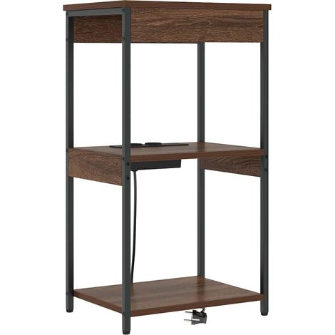 Maison Exclusive - Nachttisch Braun Eichen-Optik 41 x 31 x 76 cm
