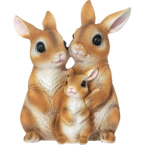 Statue de Lapin Extérieur - Décor Portable pour Cour de Lapin - Figurine en (1/5)