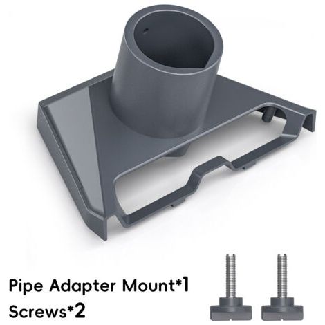 Adaptateur de tuyau pour antennes Antenne Starlink (V4), support de montage avec base en alliage et installation sécurisée, support satellite en alliage d'aluminium (1/5)