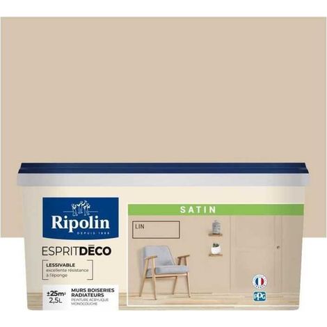 Ripolin Esprit Deco Leinwandfarbe satinierte 2,5 Liter (1/3)