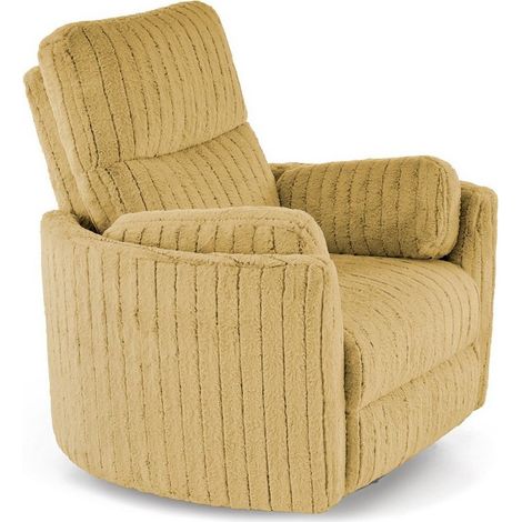 Fauteuil Relax Électrique Jaune Moutarde Pivotant 360° & Prise USB - Bario (1/5)