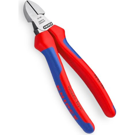 Pinza tronchese laterale con lama in acciaio al vanadio forgiato KNIPEX