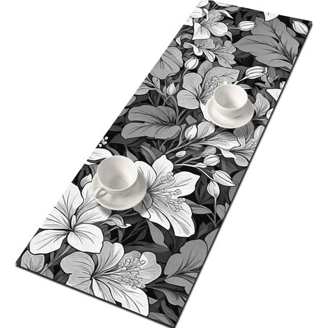 Runner da tavola Katara 115x40 cm - feltro ecologico, protezione per il tavolo, motivo decorativo, Bertoni (1/3)