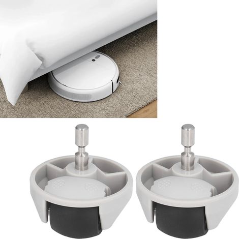 [Zubehörset] Universelle vordere Lenkrolle für Saugroboter, kompatibel mit Xiaomi 1S/S50/T4/T7, 2 Stück, ABS und Gummi (1/5)