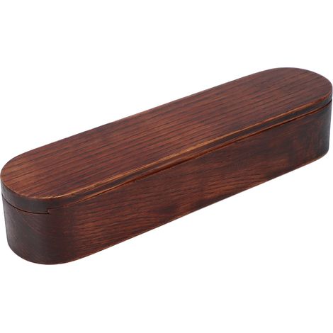 Boîte De Rangement En Bois Pour Couverts - Pour Baguettes Cuillères Fourchettes Couteaux - Étanche Et Antipoussière - 1 Pièce (1/5)