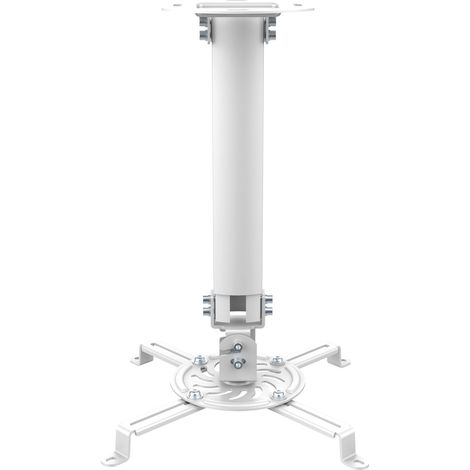 Deckenprojektorhalterung von 38 bis 58 cm WHITE