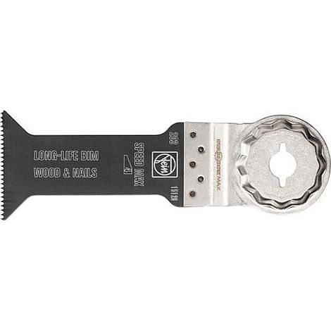 Lame de scie oscillante E Cut Long Life BIM Starlock Max 78x42 pack de 5 FEIN 63502203230 (1/2)