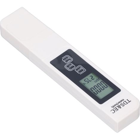Testeur numérique portable 3 en 1 de haute précision pour la qualité de l'eau (TDS-mètre, EC, température) (1/5)