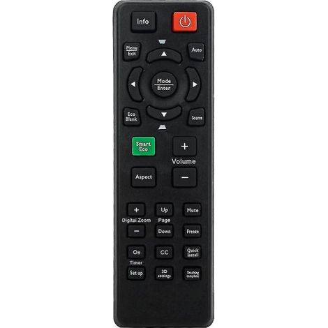 Télécommande de remplacement pour projecteur Benq W1070, W750, W1080ST, W1070+, W1400, W1500 - Commande à distance universelle compatible