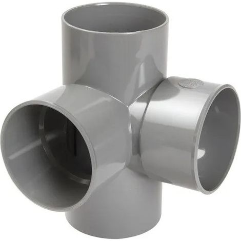 Croix d'angle 90° PVC 80 MM Femelle/Femelle, 87 degré 30