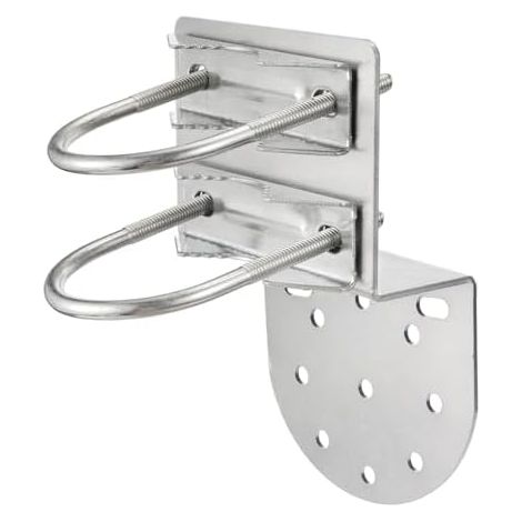 Support Mural Antenne Fixation Mât Antirouille Accessoires Matériels pour Extérieur Maison de Poteau d'antenne Kits Montage -