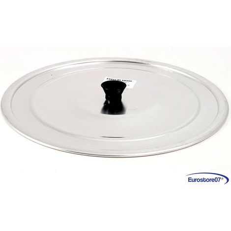 Coperchio in alluminio per caldare caldaia pentola con pomolo - ø cm. 70 (1/4)
