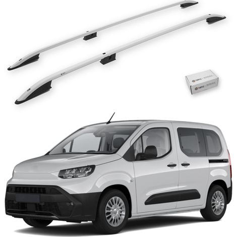 TURTLE kompatibel mit Toyota Proace City 2019-2025 / Lange Version Dachreling Crown Grau (1/5)
