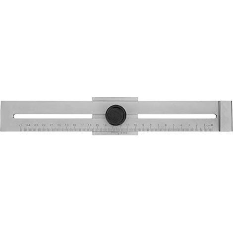 Eosnow, Calibrador de marcado, Calibrador de marcado de metal de 0-250 mm, Precisión de 0,1 mm, Regla de marcado, Herramienta de marcado (1/5)