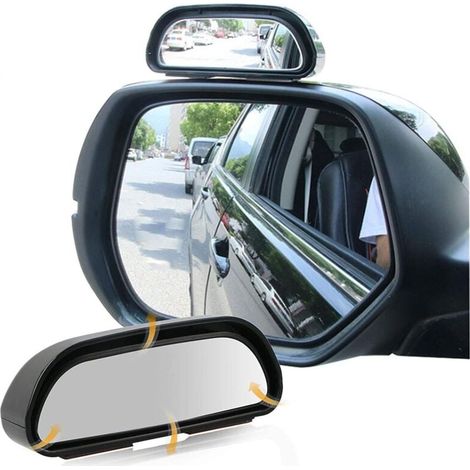 Set mit 2 Totwinkelspiegeln, 360° Weitwinkel-Seitenspiegel für Motorräder (1/3)