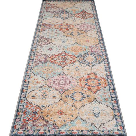 FLOORNOVO In- & Outdoor Teppich - 300 x 80 cm - Outdoorläufer - Flachgewebe für Garten Balkon Terrasse und Innenbereich - Robust & Pflegeleicht - vielseitig einsetzbar im Innen- und Außenbereich (1/2)