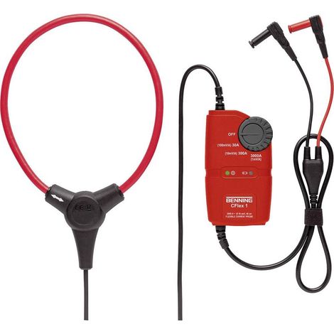 Herramienta del electricista benning cf1 0,3 A - 3000 A flexible LED