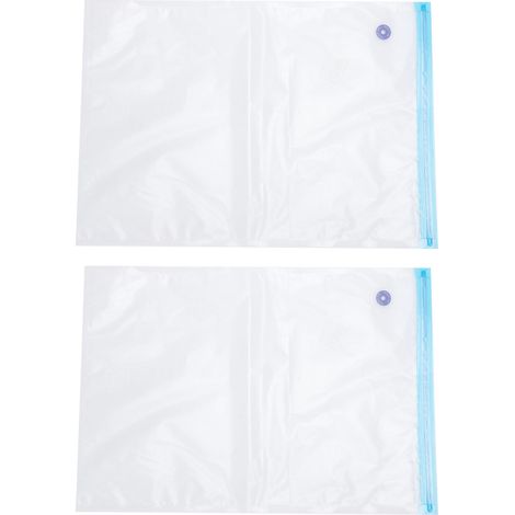 2PCS Sacs Sous Vide 50x35cm avec Fermeture Éclair et Ouverture de 3cm pour Conservation Alimentaire (1/5)