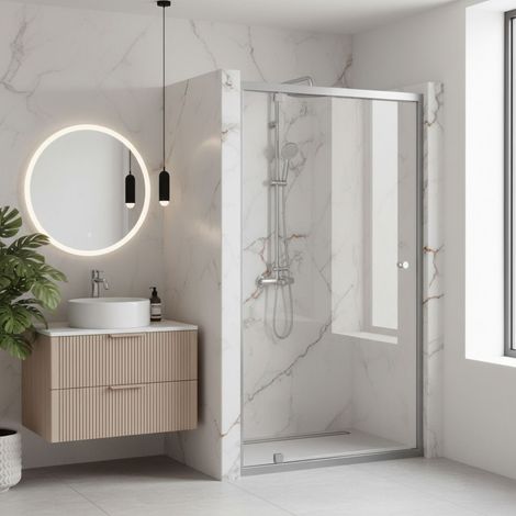 PUERTA DE DUCHA REA PRIMO SWING 90 CHROME (1/5)