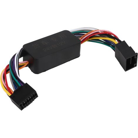 Adaptateur réducteur 24V à 12V pour poids lourd, module transformateur de tension pour autoradio Android. (1/5)