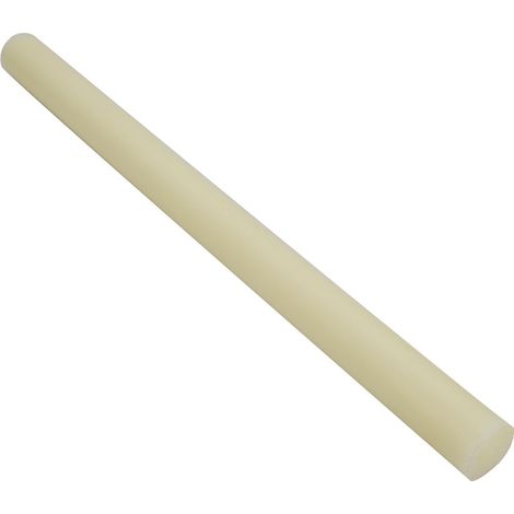 Barre ronde en nylon plastique de haute qualité, blanche, diamètre 20/35 mm, longueur 500 mm (35500 mm) (1/5)